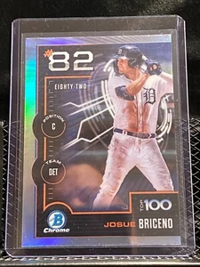 Josue Briceno 2025 Bowman Bowman Scouts Top 100 #BTP-82 - Tigers - Bild 1 von 2