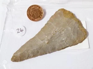  Antikes indianisches Feuersteinmesser Ex Reynolds Kollektion #24 - Bild 1 von 1