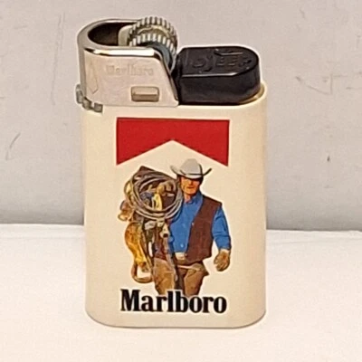 Vintage Marlboro Lighter Marlboro Man Plastic Not Working - Image 1 of 4