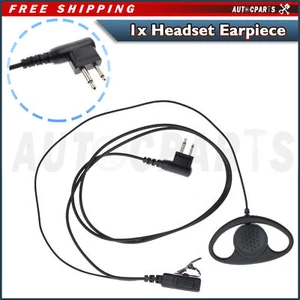New D Headset Ear Piece with PTT MIC For Motorola CP200 GP68 GP300 High Quality - Picture 1 of 12