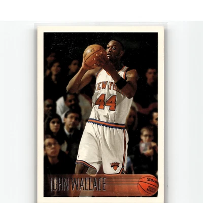 Tarjeta de novato de baloncesto John Wallace RC 1996-97 Topps #189 New York Knicks Foto 1 de 2