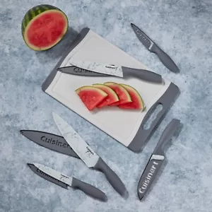 CUISINART ADVANTAGE 11PC CUTLERY & CUTTING BOARD SET - GREY MARBLE - Picture 1 of 9