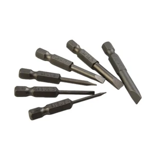 1/4in Hex Shank Slotted Tip Screwdriver Bit 2.0-6.0mm 50mm High Quality - Picture 1 of 12
