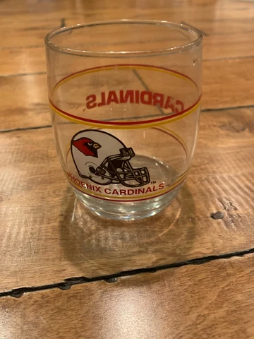 PHOENIX CARDINALS FOOTBALL VINTAGE COCKTAIL GLASS Cover