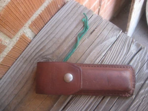 1980s Vintage 5" Blade CHICAGO CUTLERY P25 * Traveler Pocket Knife / Sheath USA - Picture 1 of 14