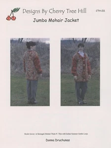 Cherry Tree Hill Strickmuster CTH-211 Jumbo Mohair Jacke - 36"-44" - Bild 1 von 2