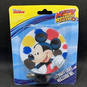 Disney Junior Mickey Mouse And The Roadster Racers LED Night Light In Wall Plug