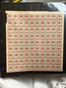 Manchuko NH stamp sheet - Picture 1 of 2