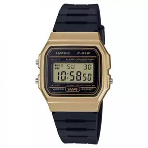 Casio F-91WM-9A Gold & Black Multi-Function Unisex Digital Watch - Picture 1 of 3