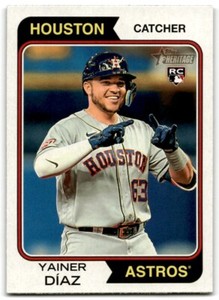 2023 Topps Heritage Yainer Díaz RC Rookie Houston Astros #262