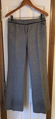 Pantalones de vestir Express Design Studio Editor para mujer, gris, talla 4 Foto 1 de 4