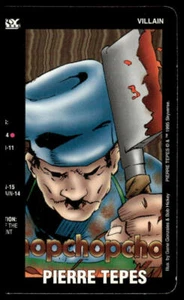 RARE 1995 Caliber Games Power Cardz #116 Pierre Tepes Villain Skyverse CCG Card - Bild 1 von 2