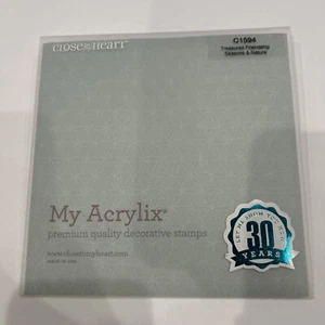 Estampillas artesanales de playa CTMH cerca de mi corazón-mi atesorada amistad C1594 conchas- - Imagen 1 de 2