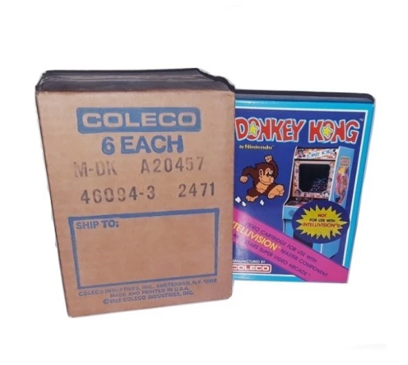 Donkey Kong by Nintendo | Intellivision | Coleco (Factory Sealed!)  - Image 1 of 3