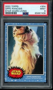 2022 Topps Star Wars Living Set #304 Oppo Rancisis PSA 9 Mint SP Card - Picture 1 of 2