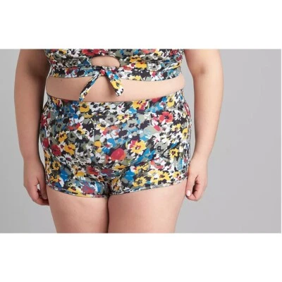 Pantalón corto de natación Lane Bryant Cacique Dolphin Dobladillo 22 Foto 1 de 3