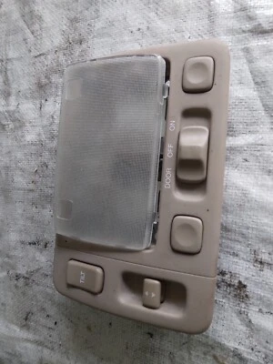 Interruptor de control de techo corredizo 92-00 Lexus SC300 SC400, domo bronceado claro Foto 1 de 4