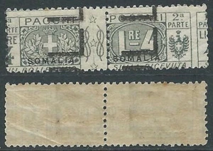 1923 SOMALIA POSTPAKETE 4 LIRE DEMONETISIERT POSTFRISCH ** - D7 - Bild 1 von 1