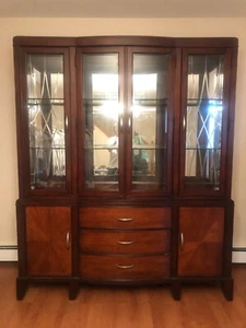 Cherry China Cabinet - Picture 1 of 2