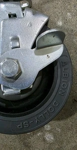 Box of 11 Albion casters 4 x 1 1/4" grey rubber. Ball bearing swivel WITH... - Picture 1 of 5