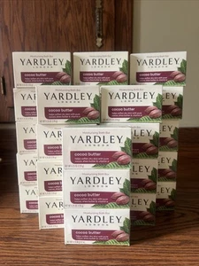 Yardley London Bath Bar Soap with Cocoa Shea Butter & Vitamin E 4 oz Pack of 26 - Picture 1 of 4
