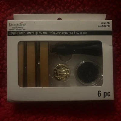 Kit de cera de sellado de graduación Recollections patrón de tapa de 6 piezas Foto 1 de 2