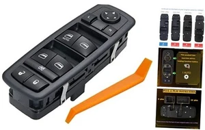 8 + 13 Metal Pins.Master Power Window Switch fits for 2008-2012 Jeep Liberty & - Picture 1 of 7