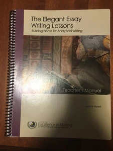 IEW The Elegant Essay Writing Lessons Building Blocks Analitical Writing Teacher - Picture 1 of 1