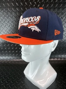 Denver Broncos 950 SnapBack Hat New Era Navy And Orange One Size NFL - Picture 1 of 9