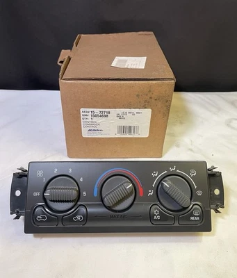 HVAC Control Module Front OEM GM ACDELCO 15-72718 GM 15054698 - NOS BRAND NEW - Image 1 of 4
