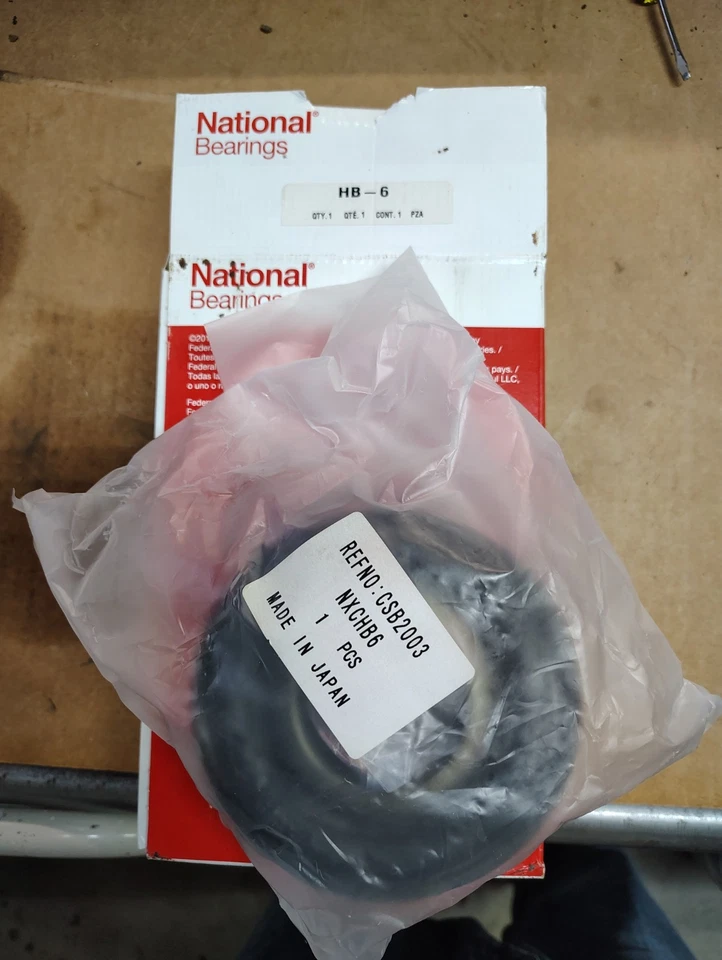 Eje de transmisión soporte central National HB-6 200sx 240sx Foto 1 de 1