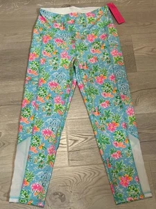 Disney Parks x Lilly Pulitzer Mickey & Minnie Mouse Weekender Legging L - Picture 1 of 2