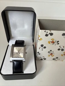 Disney Time Works Ladies Watch With Black Strap And Mickey Mouse - Picture 1 of 5