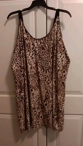 Camisón para mujer Secret Treasures 3X corto de verano estampado de leopardo íntimo... - Imagen 1 de 8