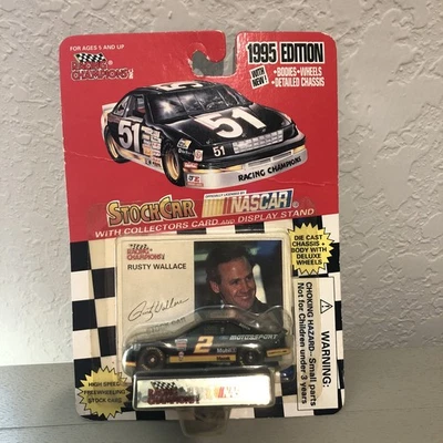 1995 Racing Champions Preview | Rusty Wallace #2 Ford Motorsport 1:64 Diecast - Image 1 of 4