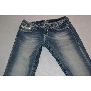 Pantalones de mezclilla para mujer 28803-a New York Capris talla 32 x 24 azul mezcla de algodón - Imagen 1 de 12