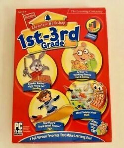 Adventure Workshop 1st-3rd Grade (2006, CD-ROM ) Ages 5-9 The Learning Company