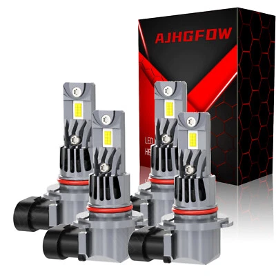 For Oldsmobile Cutlass Ciera 1987-1996 6000K LED Headlight Bulbs High&Low Lights - Image 1 of 4