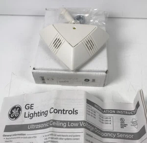 GE Lighting Controls Ultrasonic Ceiling Low Voltage Occupancy Sensor CUS-05-180 - Picture 1 of 5