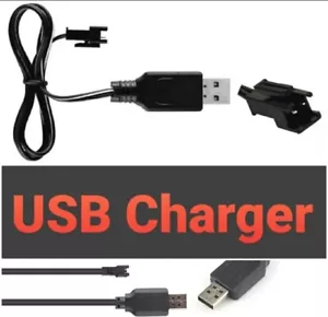 Ersatz USB Ladegerät für Bezgar Fernbedienung Auto Gelände Twist Stunt RC Auto Spielzeug - Bild 1 von 7