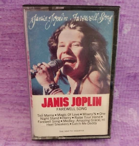 Janis Joplin Farewell Song Cassette Big Brother Holding Co Columbia 1982 Vintage - Imagen 1 de 5