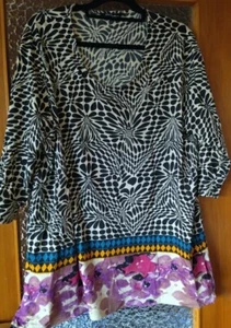 T-Shirt Longshirt Langarmshirt Ulla Popken  44 46 - Bild 1 von 2