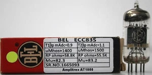 ECC83S BEL very special sound quality made in India New in Original Box 1 Pc - Picture 1 of 14