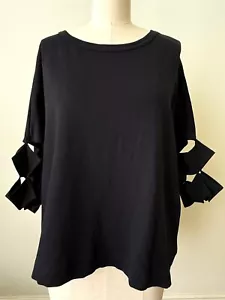 Y3 Adidas x Yohji Yamamoto Black Crop Top (with cut away sleeves) - Picture 1 of 13