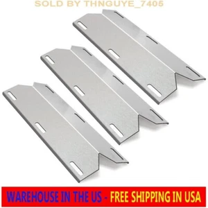 Jenn Air Grill Parts Stainless Steel Heat Plate Shield Replacement - 3 Pack - Picture 1 of 2