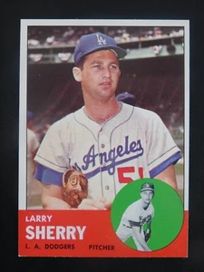 1963 Topps Baseball Card #565 Larry Sherry (NM+) - Picture 1 of 2