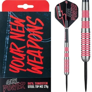 Ruthless | Girl Power | Pink Tungsten Darts Set | 23g - 29g Options - Picture 1 of 4