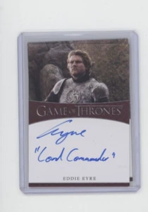 GAME OF THRONES IRON AUTO AUTOGRAPH INSCRIPTION EDDIE EYRE SER GEROLD HIGHTOWER - Picture 1 of 1