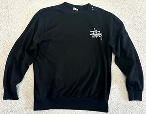 Suéter Disney INK X STUSSY Mediano Negro Y2K Streetwear Patinador Surfista - Imagen 1 de 19