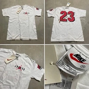 Vintage Nike Air Michael Jordan T Shirt Youth M Made USA Restaurant Chicago Boys - Picture 1 of 9